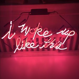 Neon sign